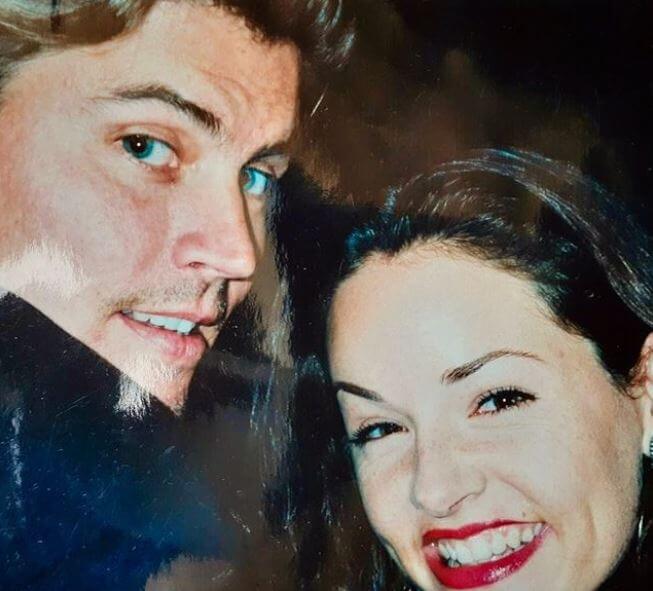 Melanie Wright with her ex-husband Matthew Sprouse.